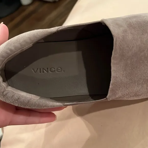 VINCE Suede and Woven Platform Sneakers