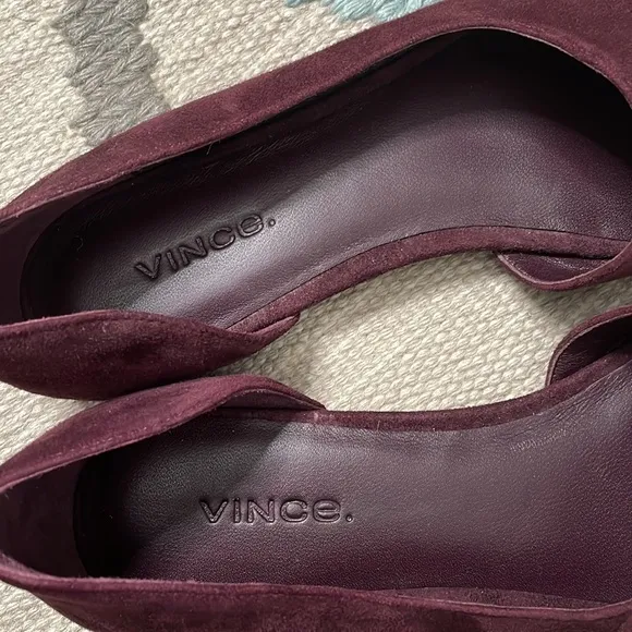 Vince Suede D’Orsay Flats