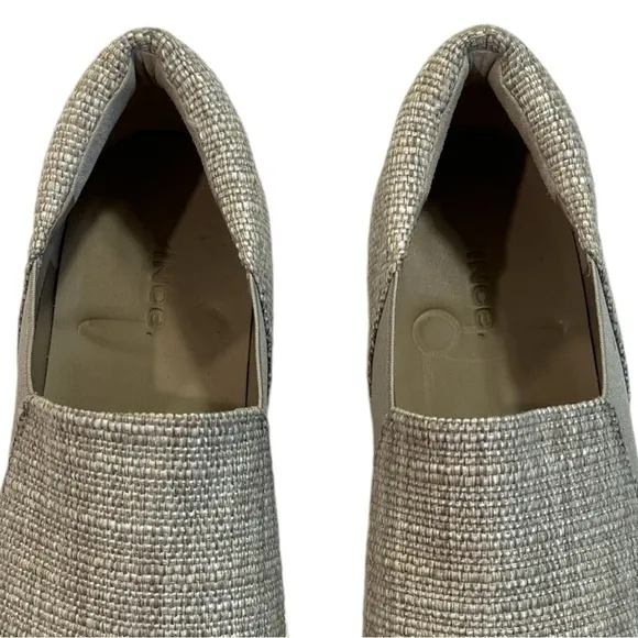 Vince Warren Linen Slip-On Platform Sneakers Women’s 9.5