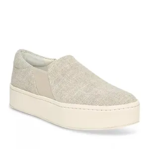 Vince Warren Linen Slip-On Platform Sneakers Women’s 9.5