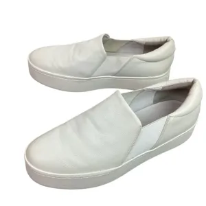 Vince Warren Platform Leather Sneaker White