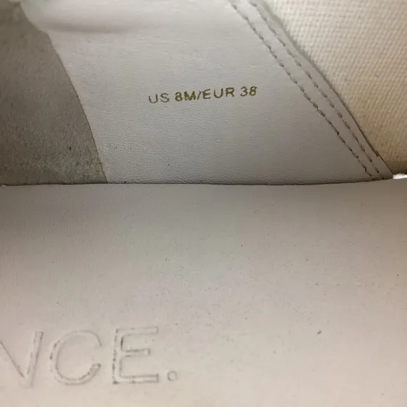 Vince Warren Platform Leather Sneaker White
