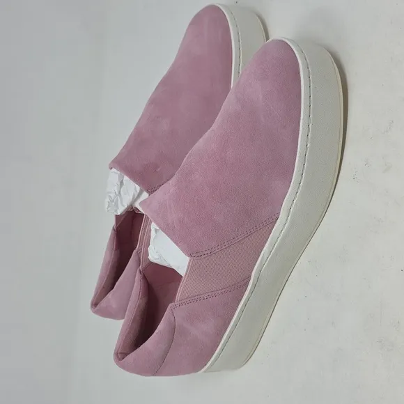 Vince Warren Slip On Platform Pink Sneakers Women's Size 8.5