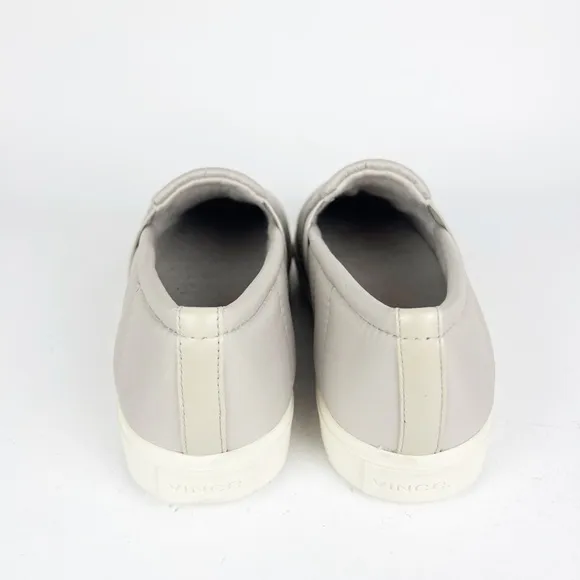 VINCE Womens Blair Platform Slip On Athletic Sneakers in Cobblestone 9.5 Quilted