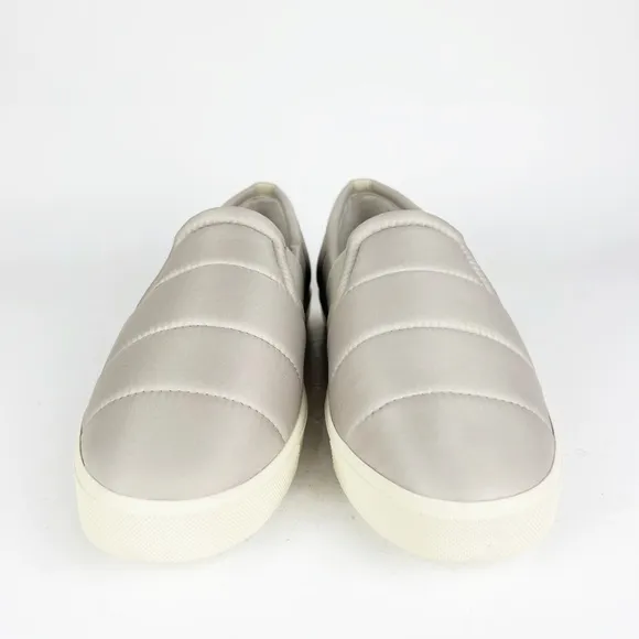 VINCE Womens Blair Platform Slip On Athletic Sneakers in Cobblestone 9.5 Quilted