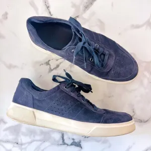 Vince Barnett Ocean Blue Suede Low Top Sneakers Size 11