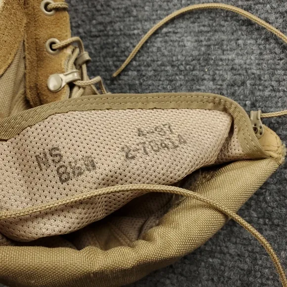 Vintage 90s 1997 Ro Search Desert Tan Boots Mens 8.5 US Military Combat Tactical