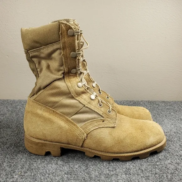 Vintage 90s 1997 Ro Search Desert Tan Boots Mens 8.5 US Military Combat Tactical