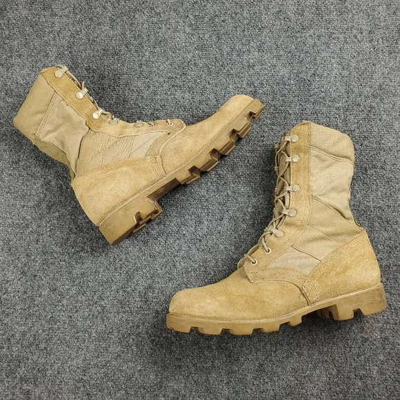 Vintage 90s 1997 Ro Search Desert Tan Boots Mens 8.5 US Military Combat Tactical