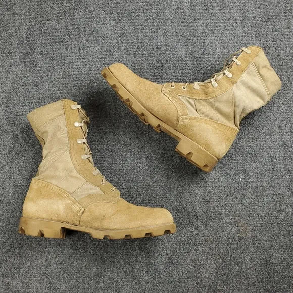 Vintage 90s 1997 Ro Search Desert Tan Boots Mens 8.5 US Military Combat Tactical