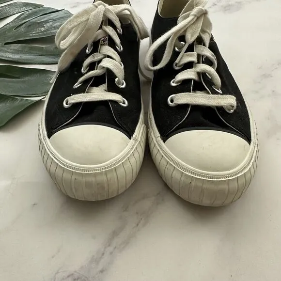 Vintage 90s Keds Looney Tunes Low Top Sneakers Womens Size 9 Black Martian