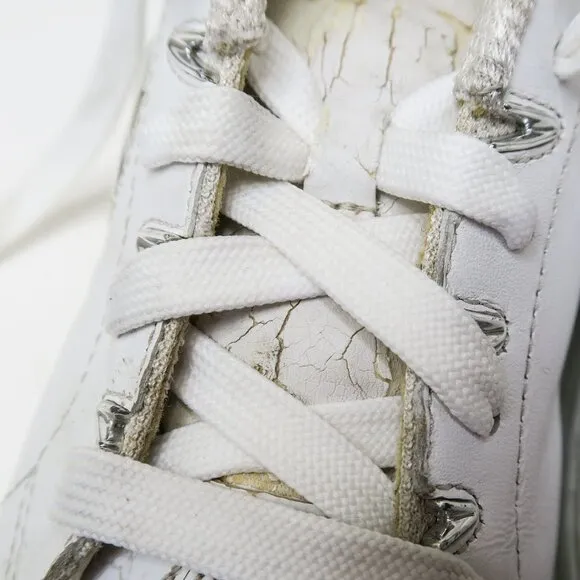 Vintage 90s Skechers White Chrome Platform Sneakers