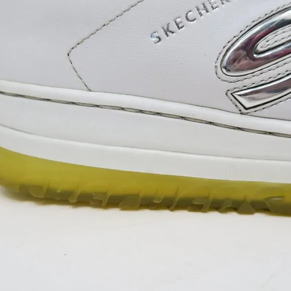 Vintage 90s Skechers White Chrome Platform Sneakers