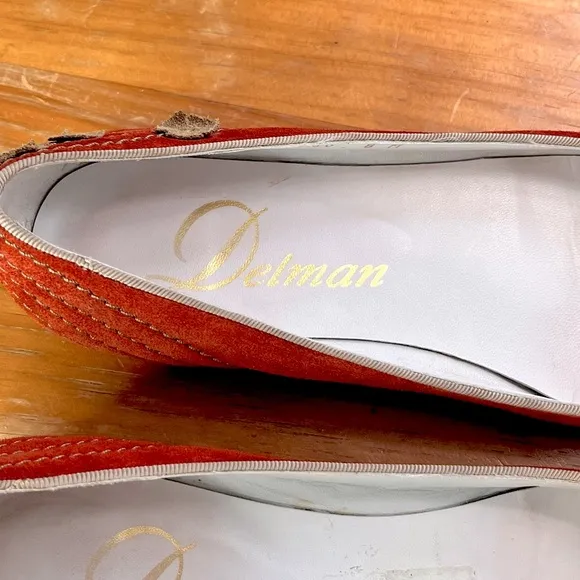 Vintage Delman Suede Flats