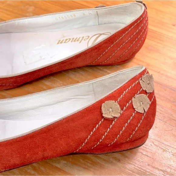 Vintage Delman Suede Flats