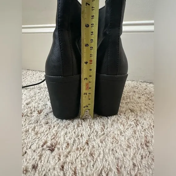 Vintage MIA Women’s Black Combat Boots Kat Lace Up Size 8.5 Rocker Punk Biker