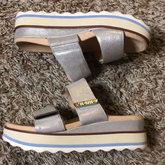 Vionic slip on platform sandals