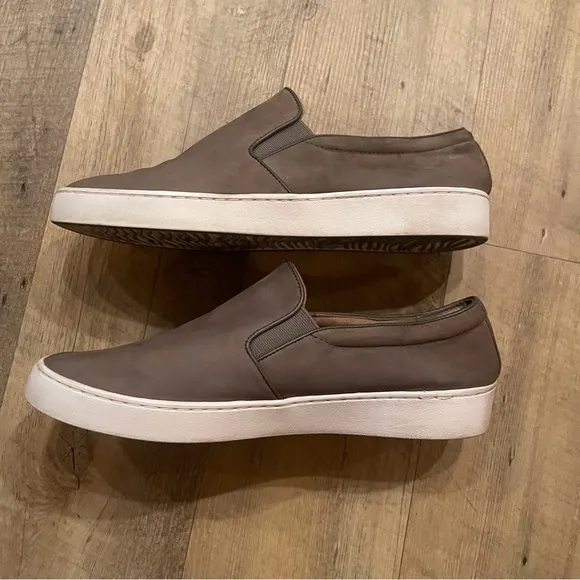Vionic Splendid Midi Leather Slip On Sneakers