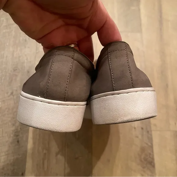 Vionic Splendid Midi Leather Slip On Sneakers