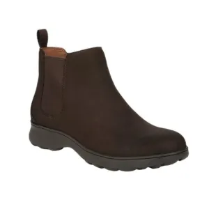 Vionic Womens Chocolate Brown Suede Pull On Chelsea Boots Sz 8 M NIB