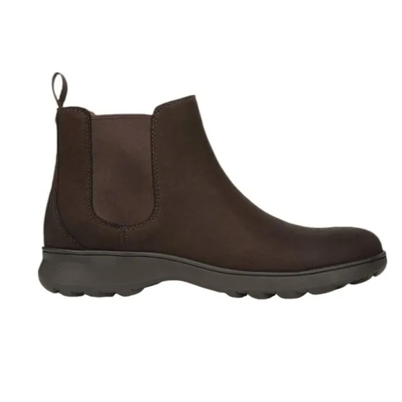 Vionic Womens Chocolate Brown Suede Pull On Chelsea Boots Sz 8 M NIB