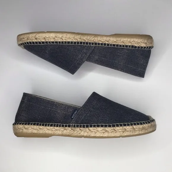 Viscata Barcelona Blue Canvas Espadrille Shoes.