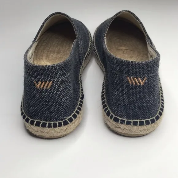 Viscata Barcelona Blue Canvas Espadrille Shoes.