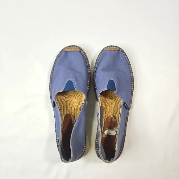 VISCATA BARCELONA BLUE CANVAS ESPADRILLES Size 41