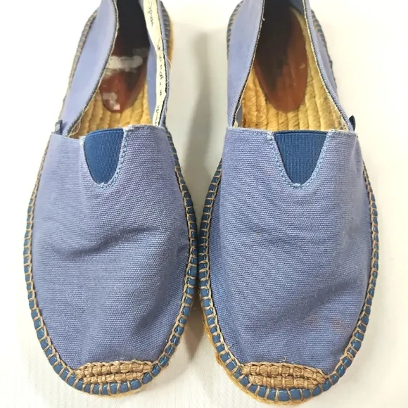 VISCATA BARCELONA BLUE CANVAS ESPADRILLES Size 41