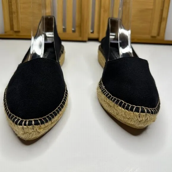Viscata Barcelona Rascassa Canvas Espadrilles in Black _ Size 8.5
