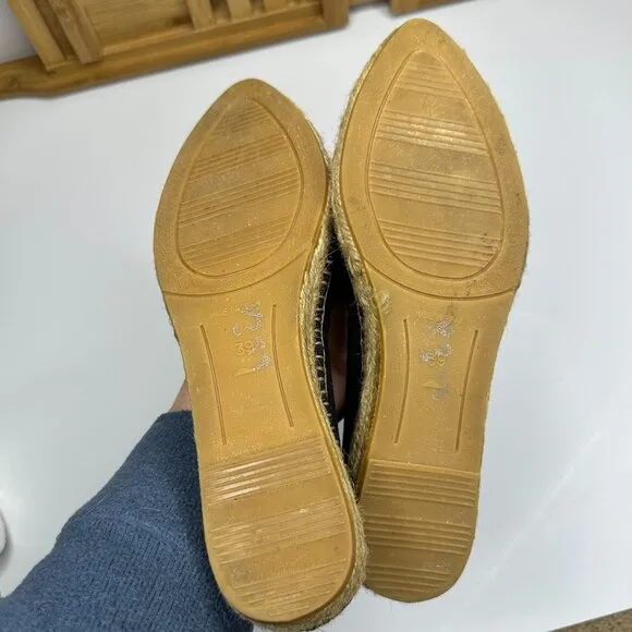 Viscata Barcelona Rascassa Canvas Espadrilles in Black _ Size 8.5