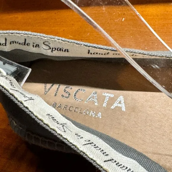 Viscata Barceloneta Canvas Espadrille Flats size 11