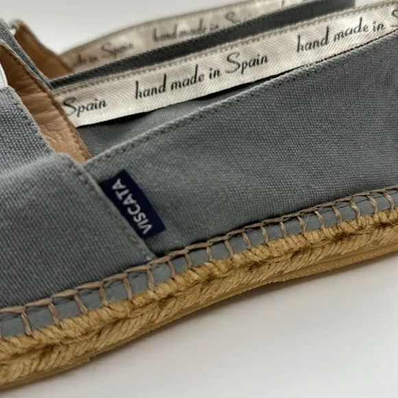 Viscata Barceloneta Canvas Espadrille Flats size 11