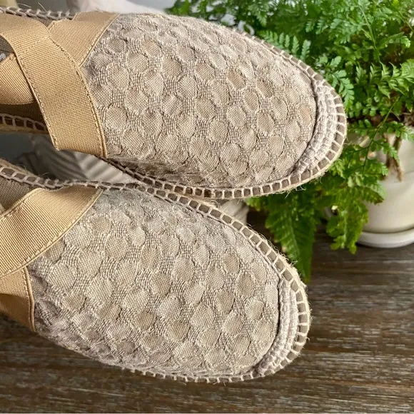 VISCATA Espadrilles Barcelona Canvas Bubble Sandals Women’s EU40 US9 Taupe Mauve