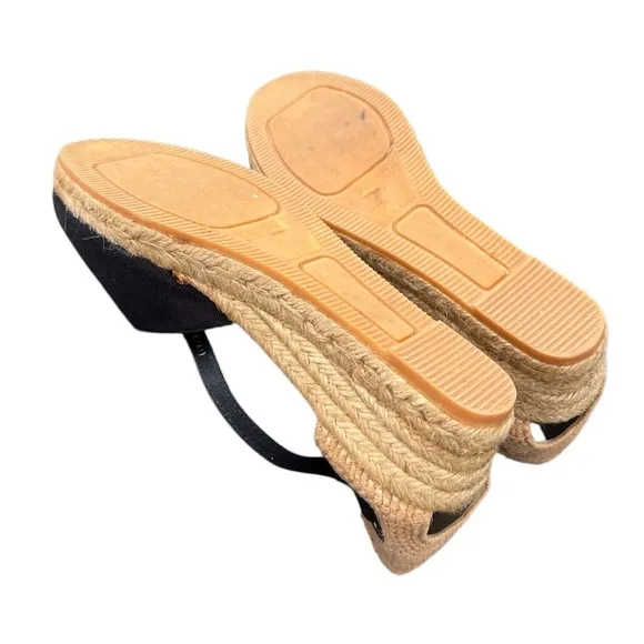 VISCATA Gava Canvas Wedge Handmade 2 ½” Heel Women's Sandals, Size 39/8