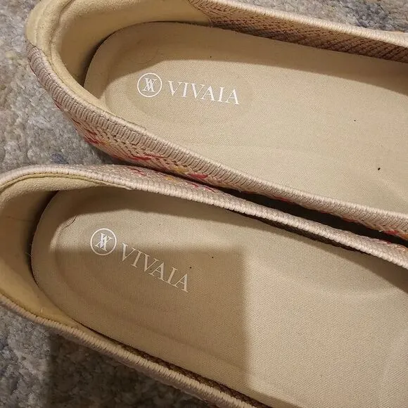 Vivaia Bibi Almond Toe Knotted Sustainable Flats Size 37 (6.5)