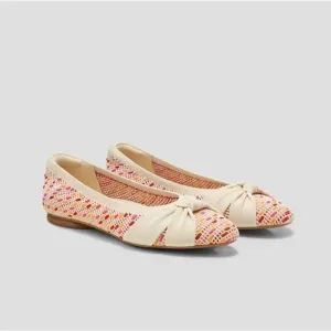 Vivaia Bibi Almond Toe Knotted Sustainable Flats Size 37 (6.5)