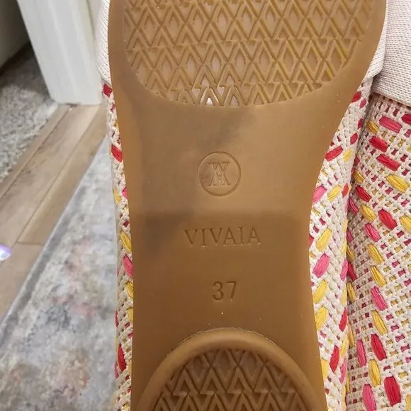 Vivaia Bibi Almond Toe Knotted Sustainable Flats Size 37 (6.5)