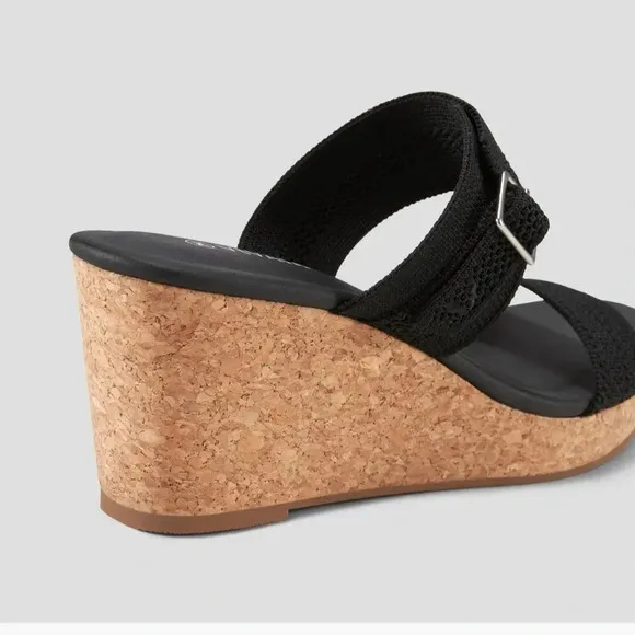 Vivaia Sammy Adjustable Strap Wedge Sandals size 40/9