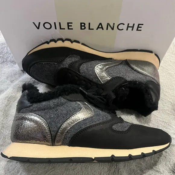 VOILE BLANCHE • Julia Shearling Low Top Sneakers • Women’s
