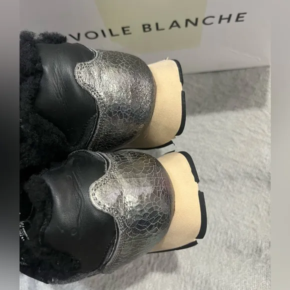 VOILE BLANCHE • Julia Shearling Low Top Sneakers • Women’s