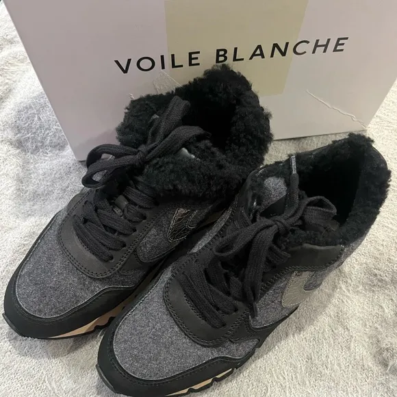 VOILE BLANCHE • Julia Shearling Low Top Sneakers • Women’s