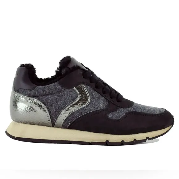 VOILE BLANCHE • Julia Shearling Low Top Sneakers • Women’s