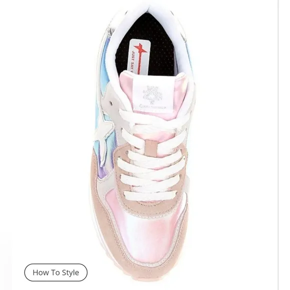 W6YZ Deva Suede Lace-Up Platform Sneakers