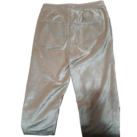 We The Free First Class Relaxed Flock Jeans Light Pink 27R $248