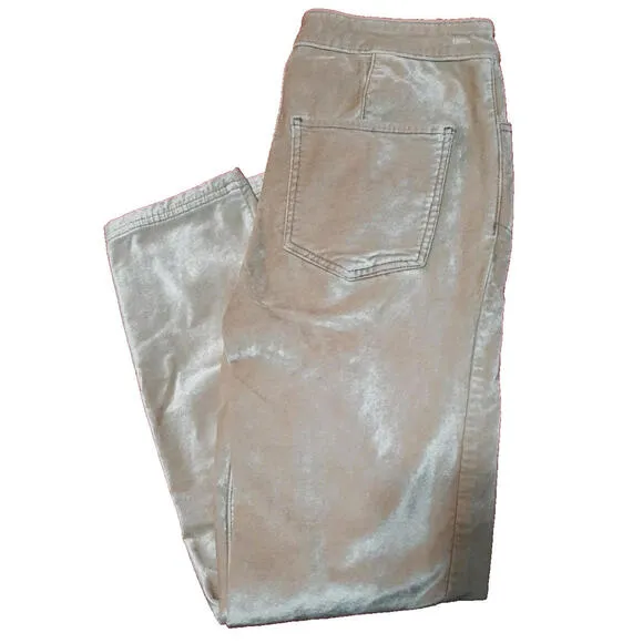 We The Free First Class Relaxed Flock Jeans Light Pink 27R $248
