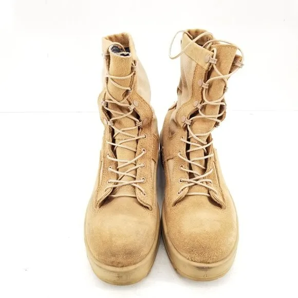 Wellco Tan Boots  SPM1C1-12-D-1053 US Army Flight Combat Vehicle Crew Size 12N