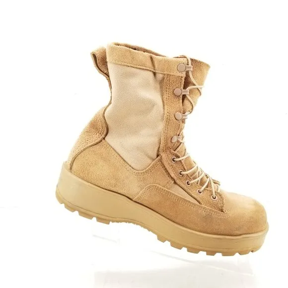 Wellco Tan Boots  SPM1C1-12-D-1053 US Army Flight Combat Vehicle Crew Size 12N
