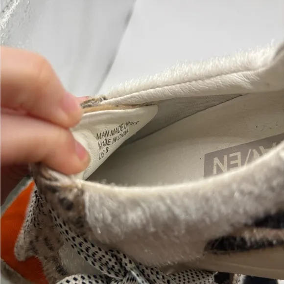 White Raven Animal Print‎ Sneakers
