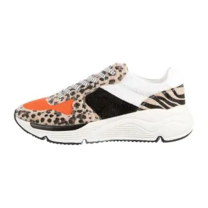 White Raven Animal Print‎ Sneakers